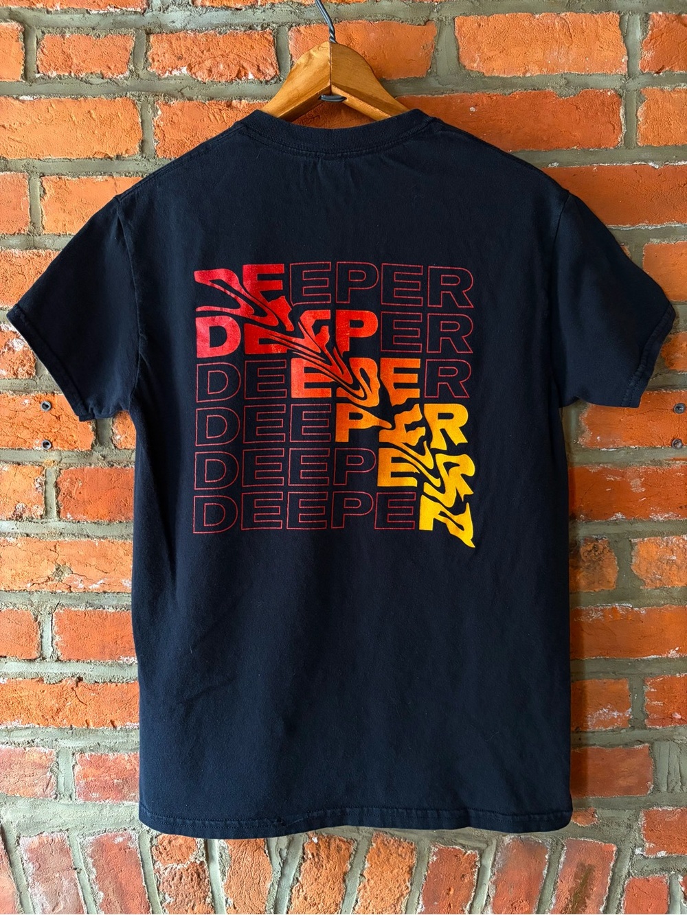 Melted Tee from Deeper (band), size S